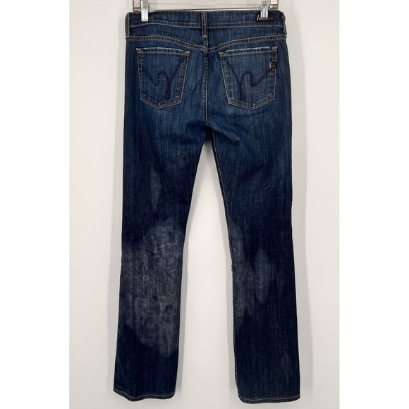 Citizens of Humanity Kelly 001 Low Waist Bootcut Stretch Jeans Dark Wash Size 28 - Picture 4 of 9